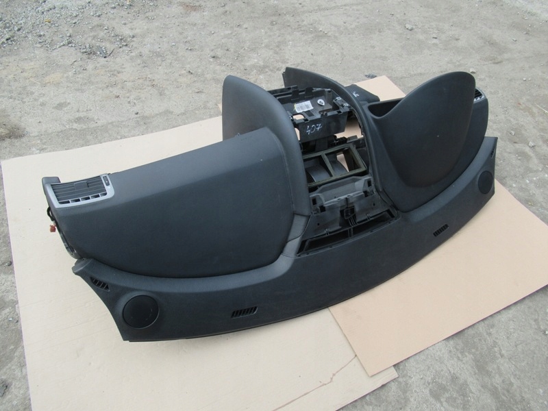 фото №6, Peugeot 407 приборная панель консоль подушки безопасности коленная подушка безопасности