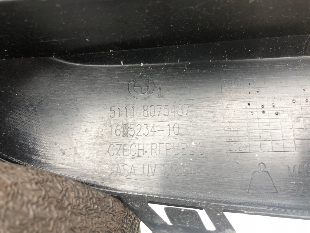 фото №8, Решітка бампера права bmw 2 f44 m-pakiet