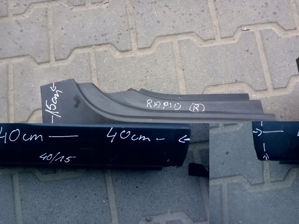 фото №2, Skoda rapid 5j toledo поріг правий новий оригінал