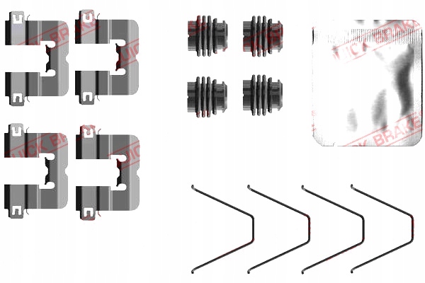 фото №2, Набір монтажний гальмівних колодок задня hyundai i30 kia ceed proceed xceed