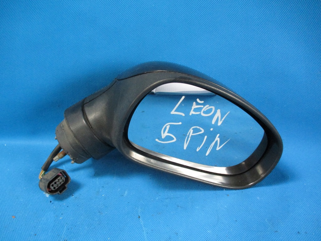 фото №1, Зеркало правое seat leon ii 5pin europa