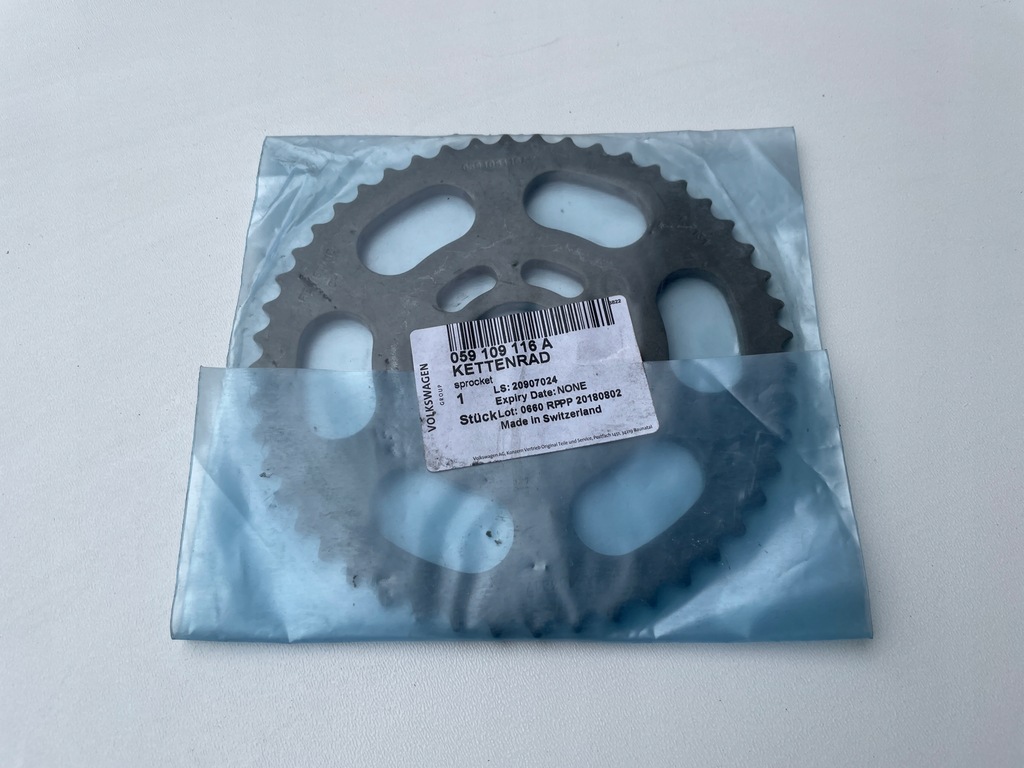 фото №4, Nowe оригінальні колесо зубчасте розподільного валу оригінальний номер 059109116a