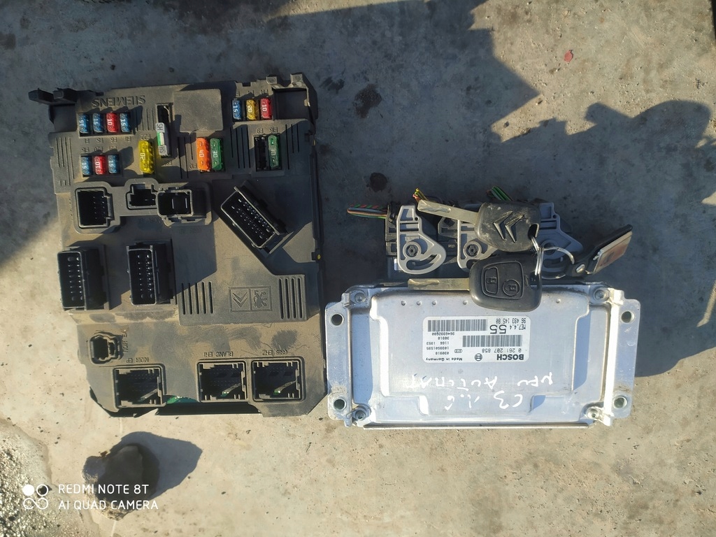 фото №1, Стартер ecu bsi імобілайзер 9649314580 citroen c3