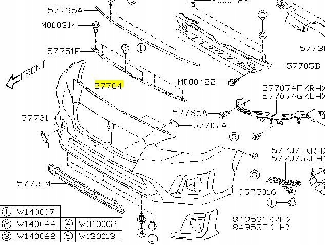 фото №1, Бампер передний subaru xv оригинал 2017-