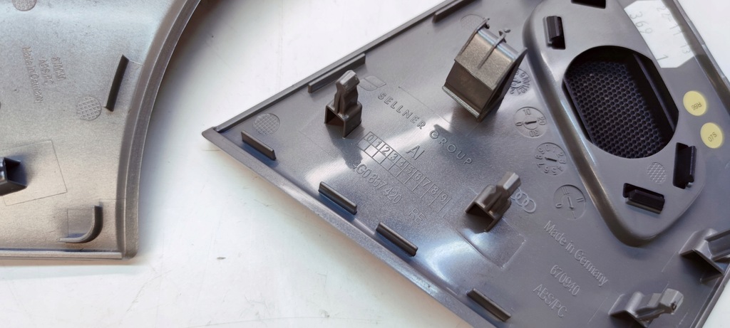 фото №14, Молдинг dekor декоры дверь audi a6 c7 комплект обычное окрашенный серые