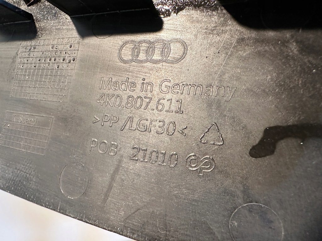 фото №7, Audi a6 c8 4k0 плита захист pod бампер 4k0807611