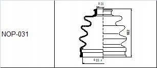 фото №2, Захист шарнір зовнішнього dodge caravan 91-