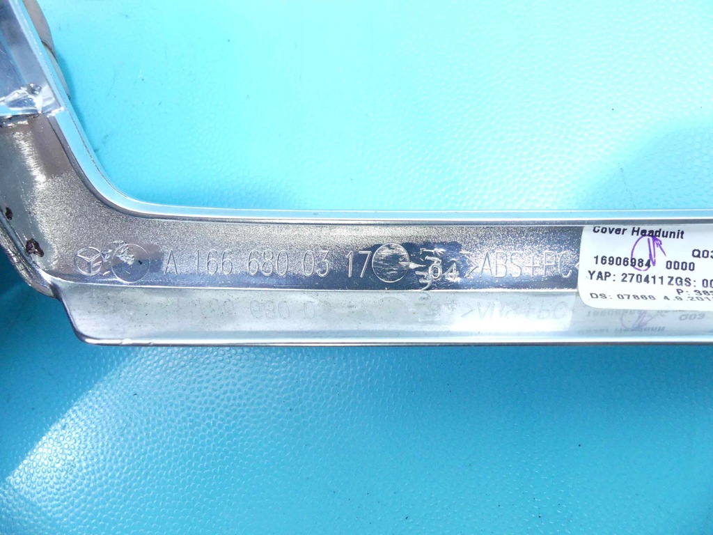 фото №4, Рамка радио навигации mercedes ml w166