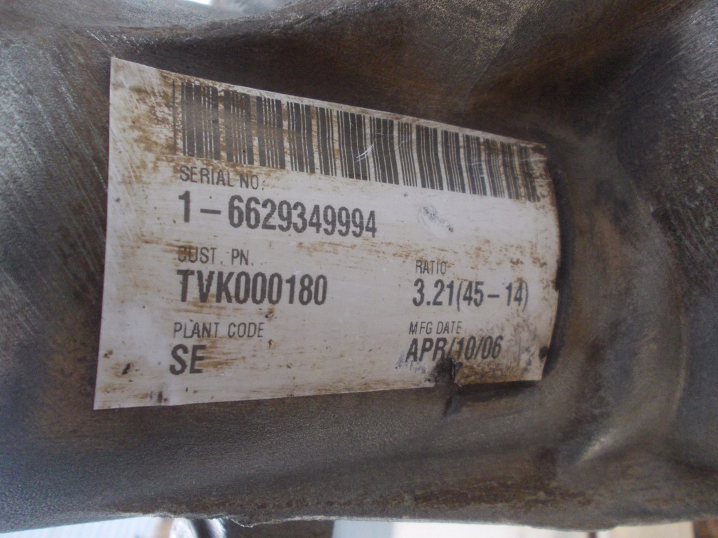 фото №7, Мост задняя land rover freelander i 1.8 tvk000180 3.21