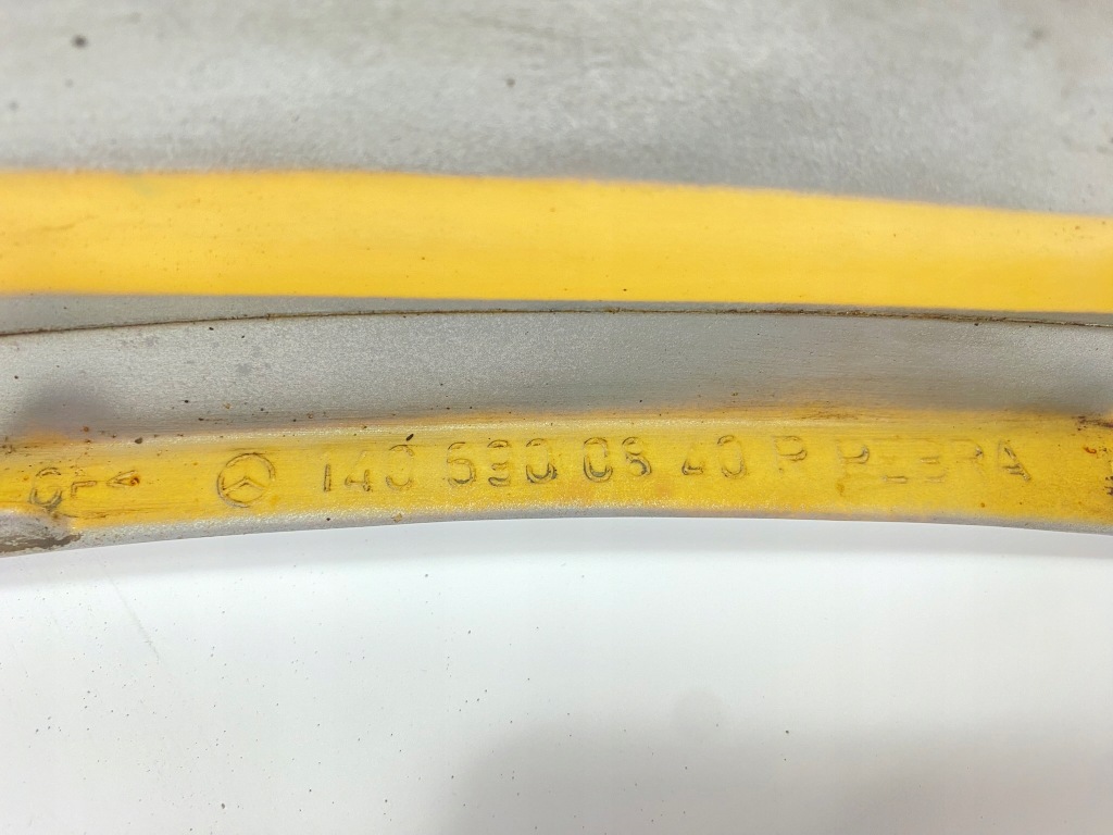 Молдинг крила правий права задній хром mercedes w140 s klasa 1406900840 Ціна