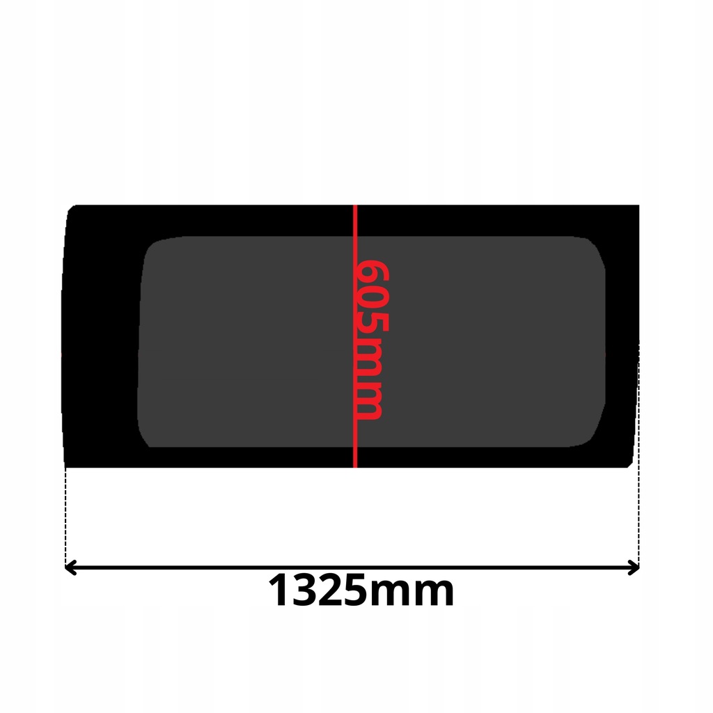 фото №1, Скло бічна права long renault trafic 2 ii 1325x605 01-14 0140