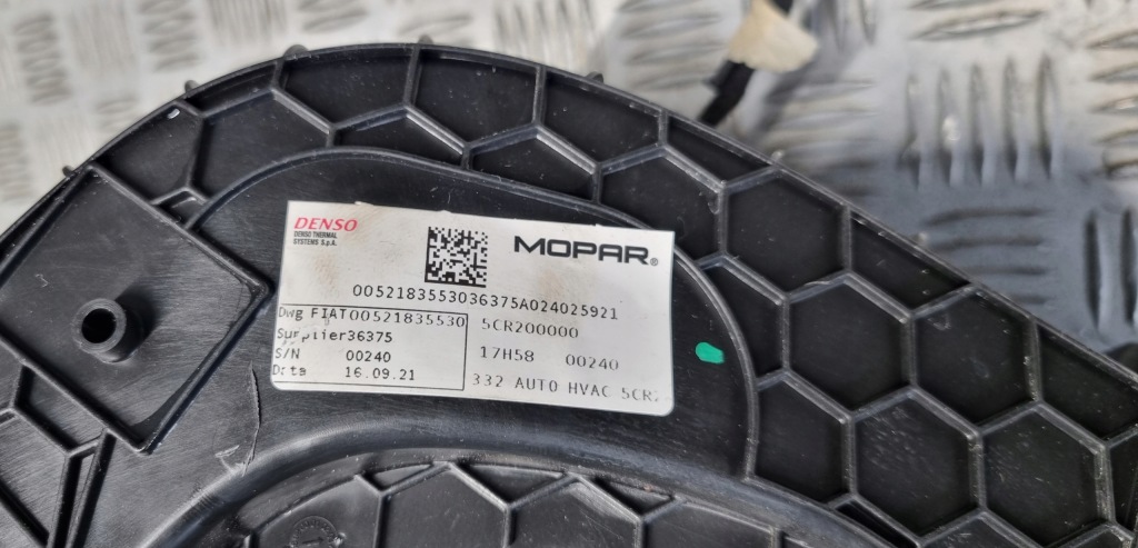 фото №15, Fiat оригінальний номер 00521835530 500 500e електрик обігрівач i 2021