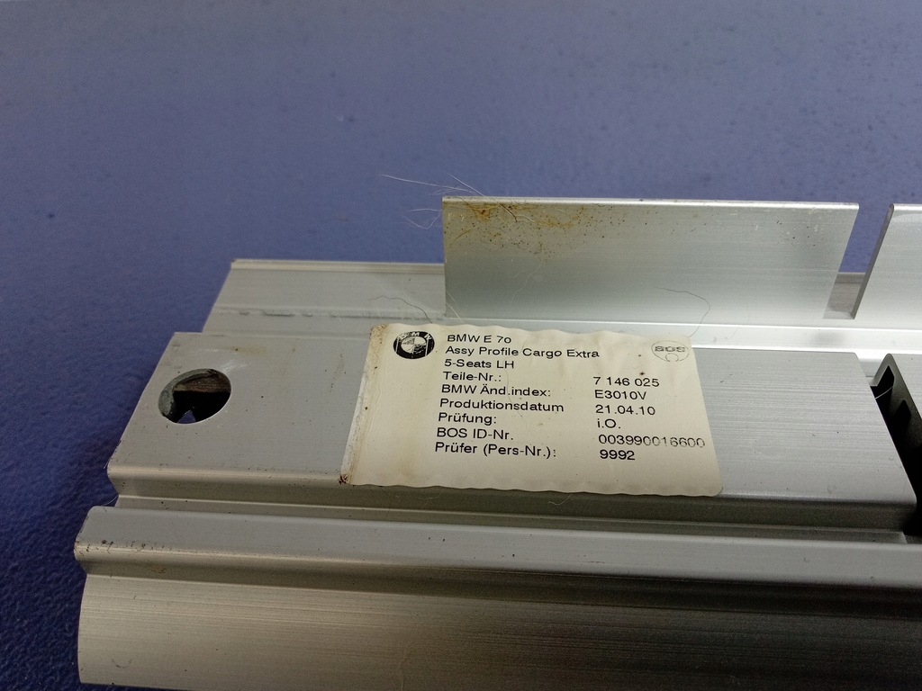 фото №5, Bmw x5 e70 рейки направляющие багажника комплект