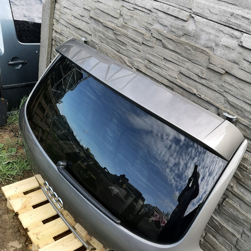 фото №5, Q7 4l крышка багажника задняя серая без оснащения