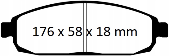 фото №15, Ebc dp41732r гальмівні колодки jeep commander grand cherokee