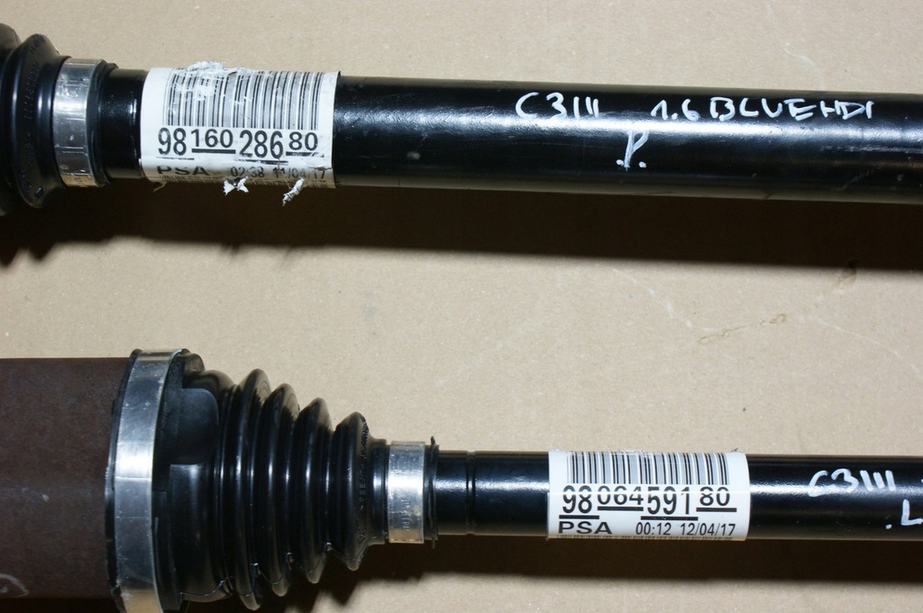 фото №4, Citroen c3 iii 1.6 bluehdi привідний вал ліва