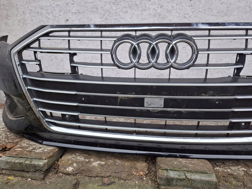 фото №11, Audi a6 c8 2019- 4k0807437 бампер перед решётка радиатора