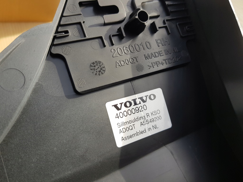 Накладка накладка поріг права r правий поріг volvo s90 v90 s v 90 31428870 Недорого