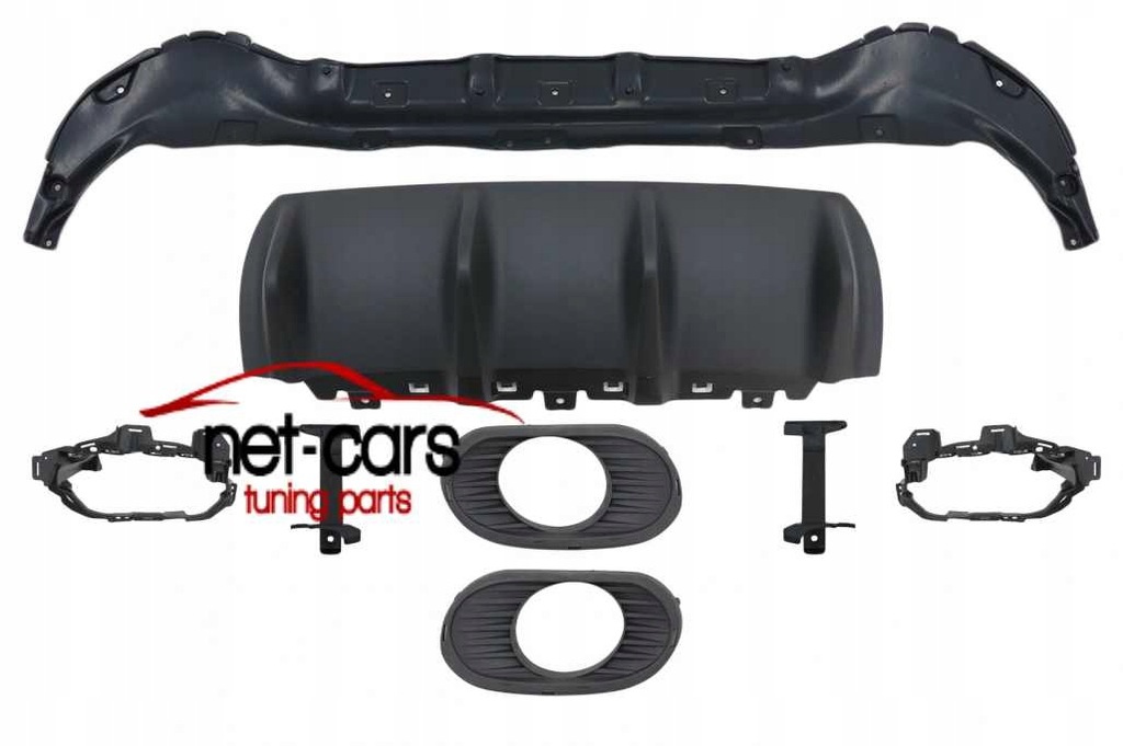 фото №14, Диффузор спойлер насадки mercedes glb suv x247 amg