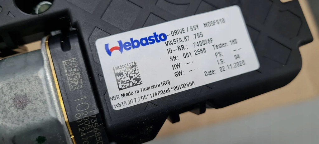 фото №9, S3 8y a3 моторчик люк панорамы sedan 5ta877795 vw audi