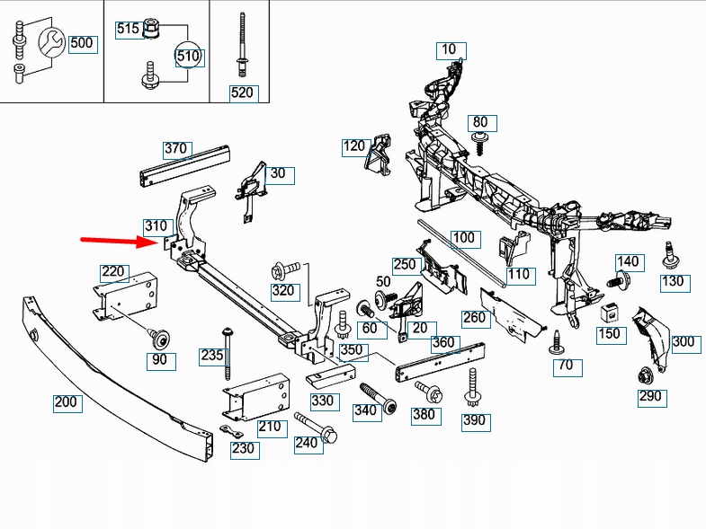 Mercedes-benz b-class w246 балка зміцнююча перед a2466200019oryginalna Ціна