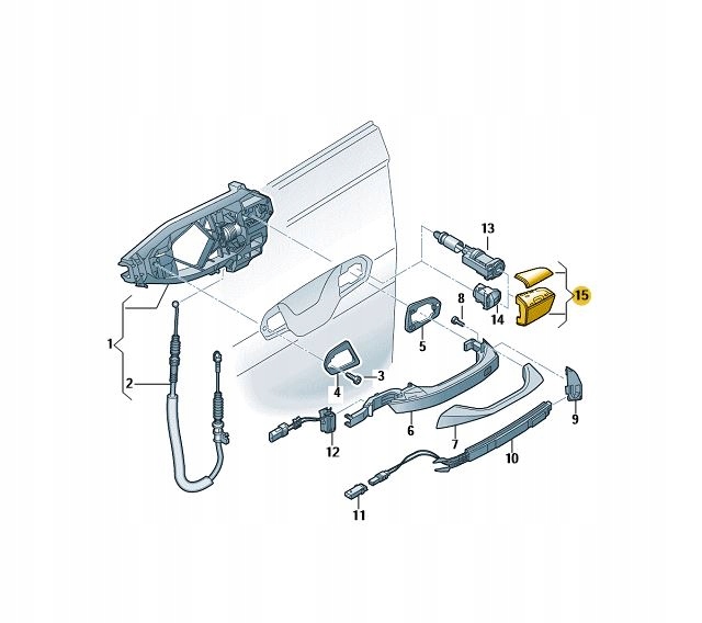 фото №1, Накладка ручка передней правая audi a7 c8 s7 оригинал od aso