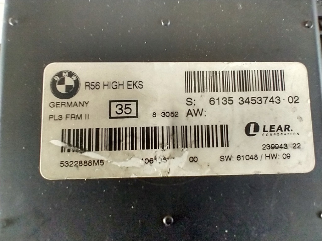 Mini cooper r56 r55 модуль блок управления śwateł 3453743 Доставка