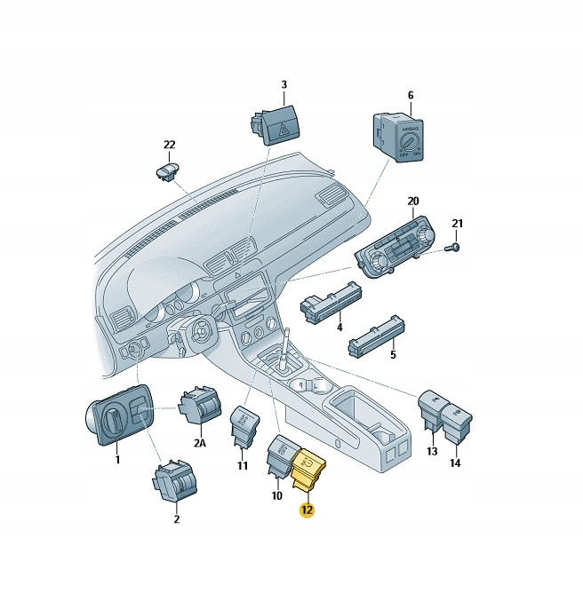 фото №2, Кнопка запуск стоп skoda superb