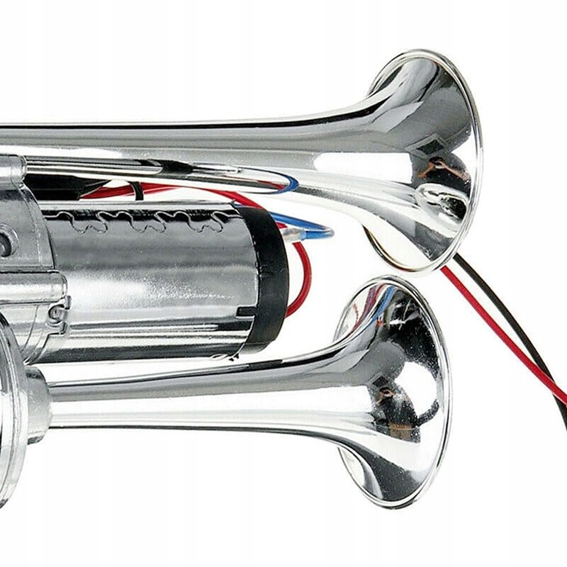 фото №9, Сигнал клаксон сигнал хром компресор гучний 12v клаксон do traktora