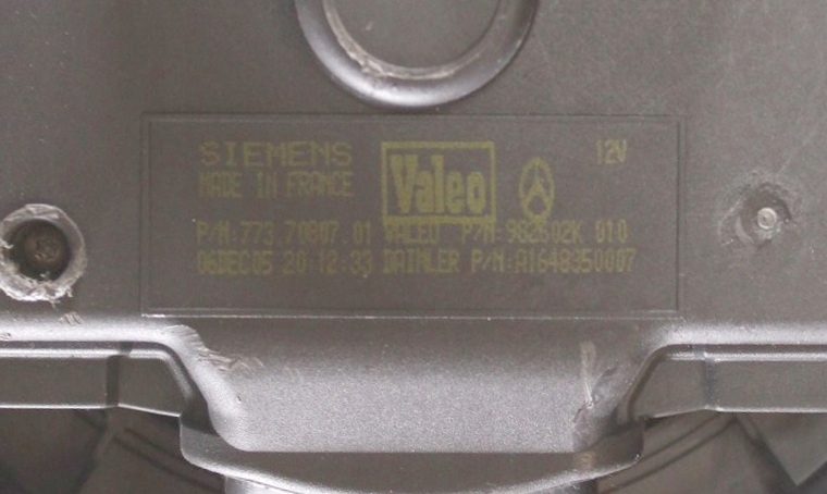 фото №10, Повітродувка вентилятор mercedes w251 w164 a1648350007