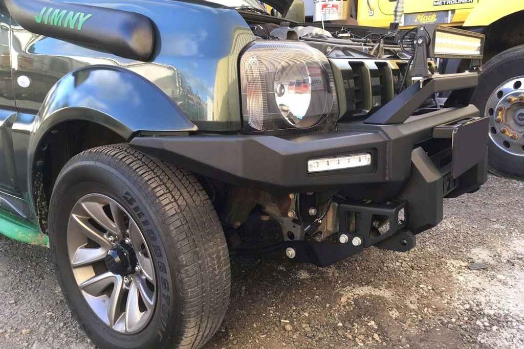 фото №11, Suzuki jimny 1998-2018 бампер сталевий передній