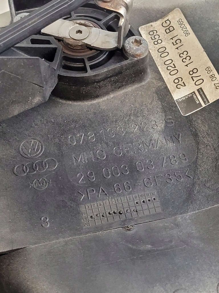 фото №14, Колектор всмоктуючий оригінальний номер 078133151bg lpg audi a6 c5 2.4b 98r.