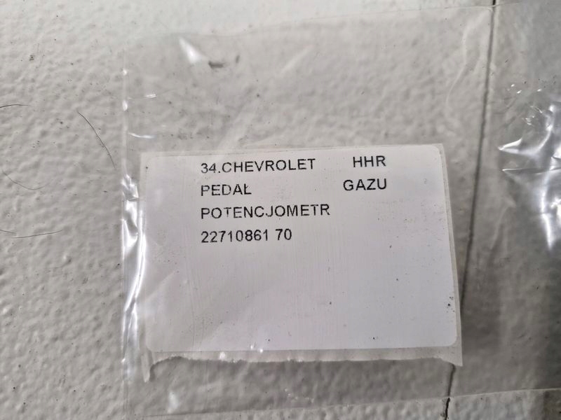 фото №7, Chevrolet hhr педаль газа потенциометр 22710861