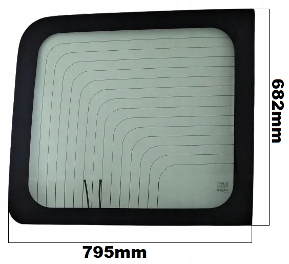 фото №1, Стекло левая задняя задняя w дверь opel movano 2 ii 10- 0559