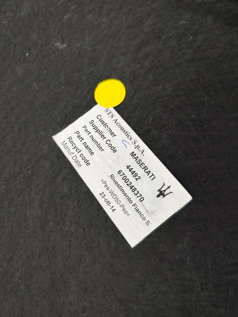 фото №8, Обшивка багажника правий лівий maserati ghibli 2016