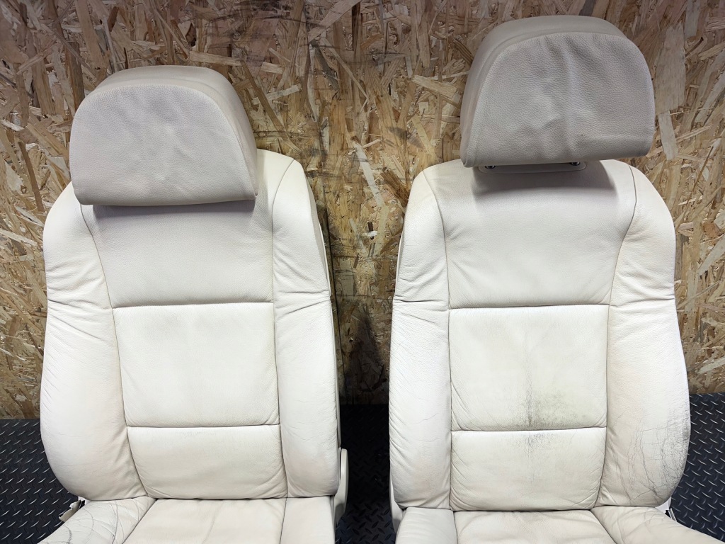 фото №11, Сидіння підігрів заднє сидіння оббивка кремовий шкіра europa bmw e60 2008 комплект