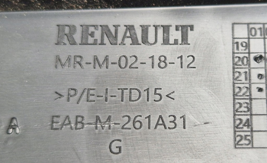 Dacia jogger решётка правая левая перед eab-m-261a31 eab-m-261a29 Оригинал