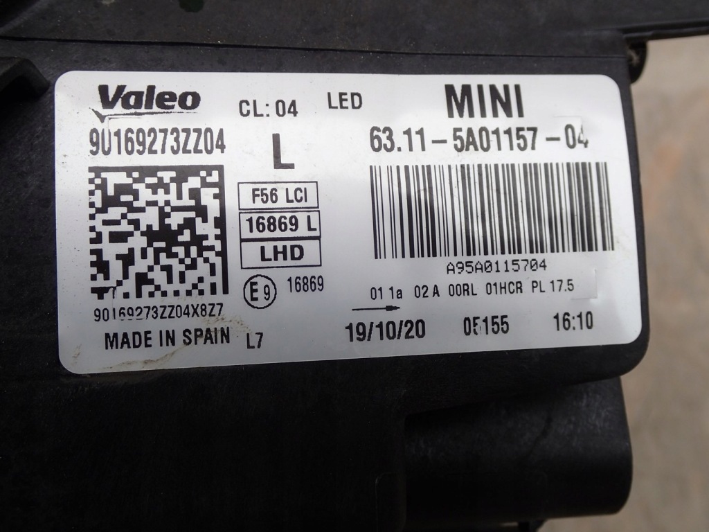 Фара ліва full led mini cooper f55 f56 f57 рестайлінг Доставка