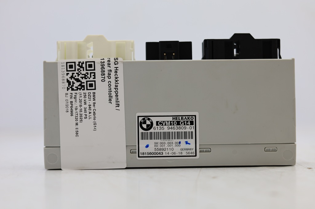 фото №1, Модуль блок управления крышки bmw g14 9463809