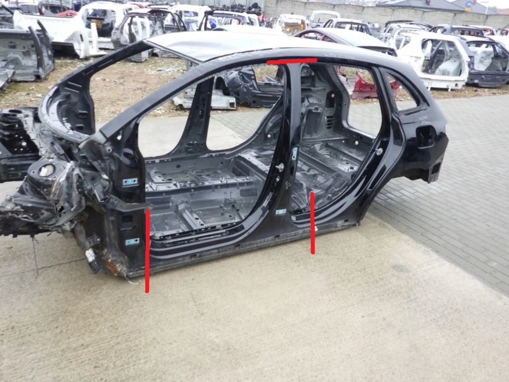 Mercedes b w247 2020 поріг стовпчик  середній лівий Ціна