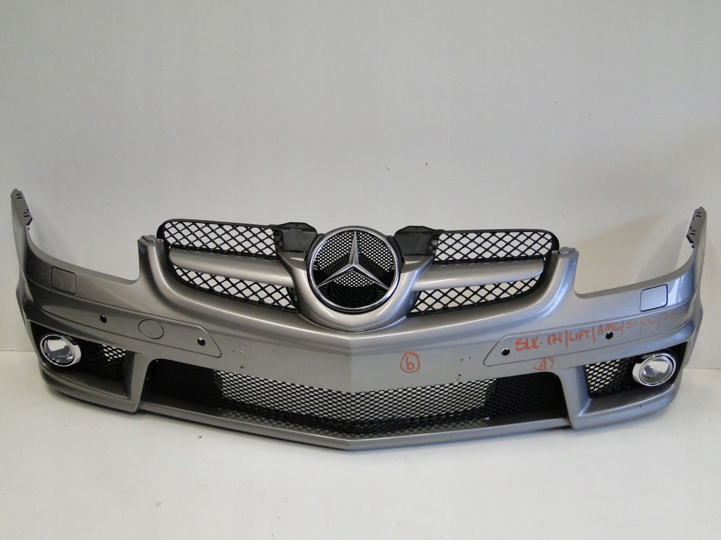 фото №11, Mercedes решётка левая защита na противотуманная фара w бампер 55 amg slk 171 r171 lift