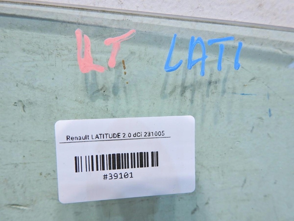 фото №2, Стекло дверь левый задняя renault latitude