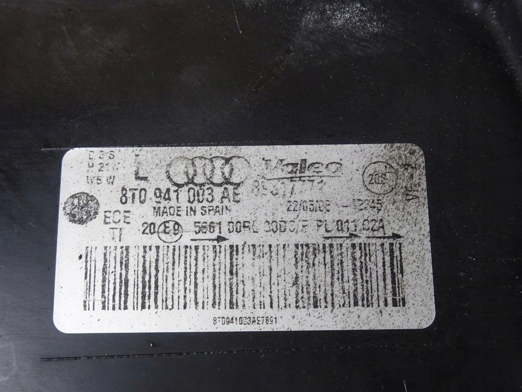 фото №12, Audi a5 8t лампа ліва перед передня комплектна bixenon uk 8t0941003ae