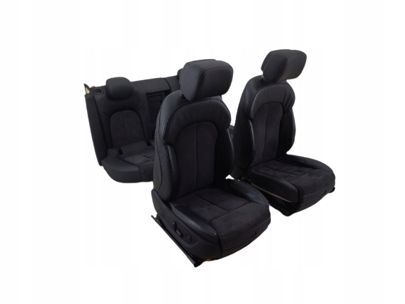 фото №1, Оббивка сидіння заднє сидіння шкіра alcantara електрика audi a7 s-line 2011-2014r