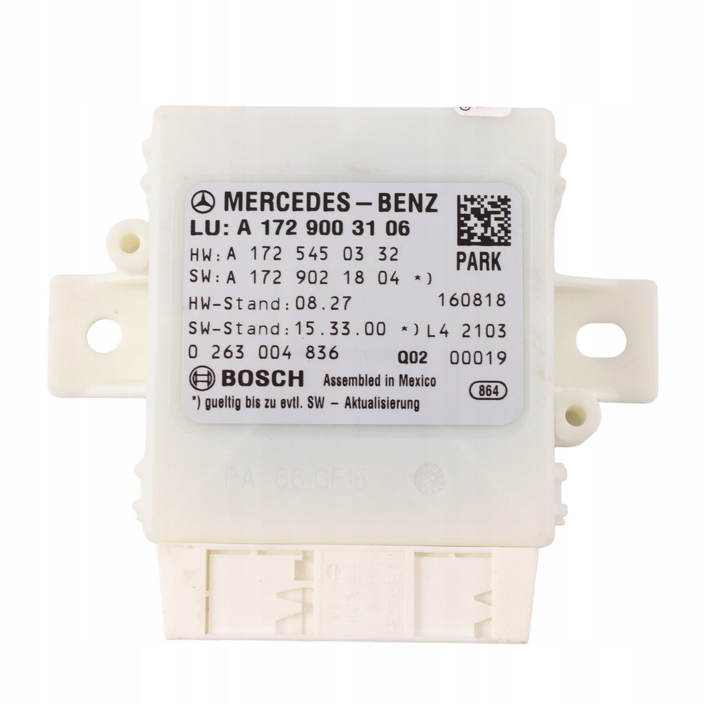 фото №9, Mercedes slc r172 парктронік модуль датчиків паркування a1729003106