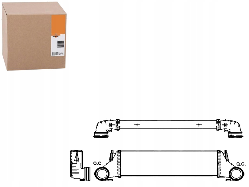 Купити Nrf 30323 радіатор повітря наддувний
