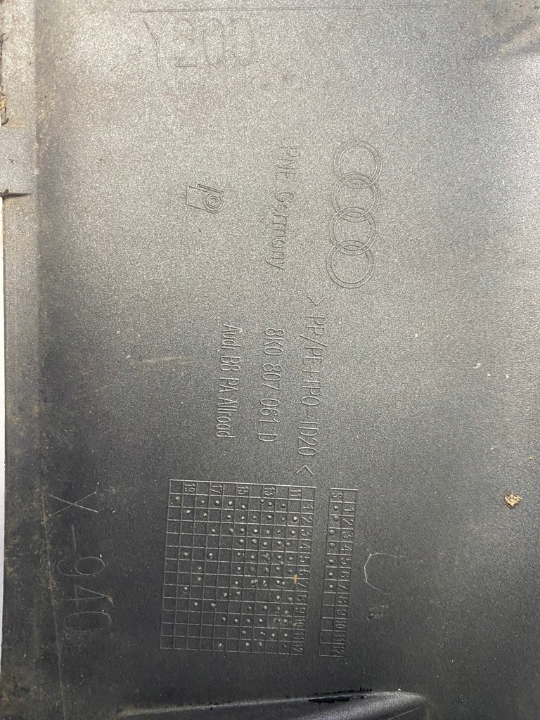 фото №12, Спойлер бампера перед audi a4 b8 allroad 8k0807061d