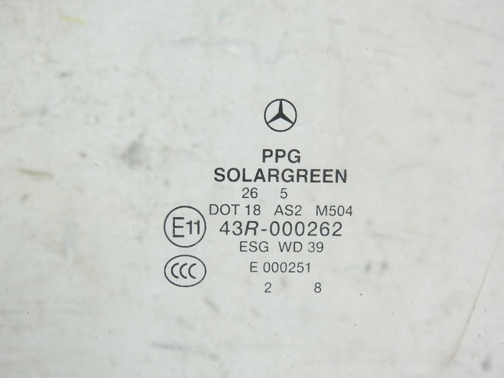 фото №5, Стекло дверь левый перед mercedes r w251