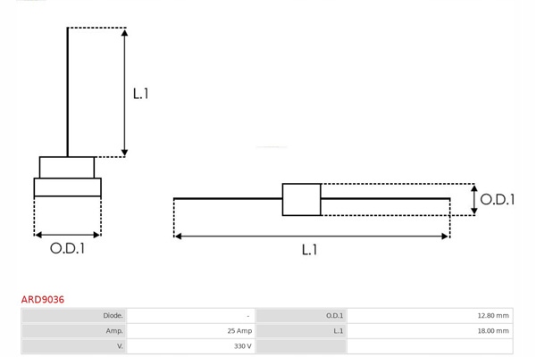 фото №3, As-pl диод генератора