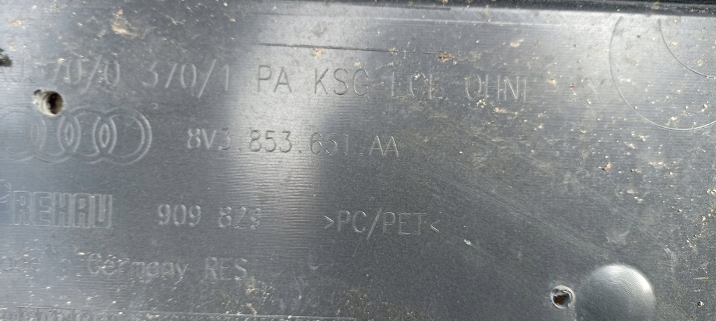 Бампер перед передний audi a3 8v lift 16- 8v3807437af 8v3853651aa оригинал в Украине